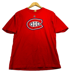 Canadien NHL hockey t shirt red reebok Cammalleri #13 medium reebok nhlpa logo